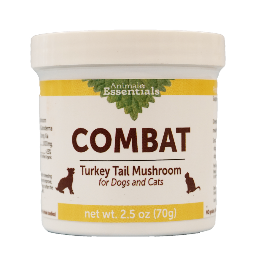 COMBAT Turkey Tail powder extract for Dogs & Cats