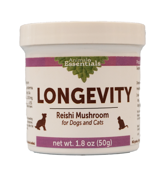 LONGEVITY Reishi mushroom powder extract for Dogs & Cats